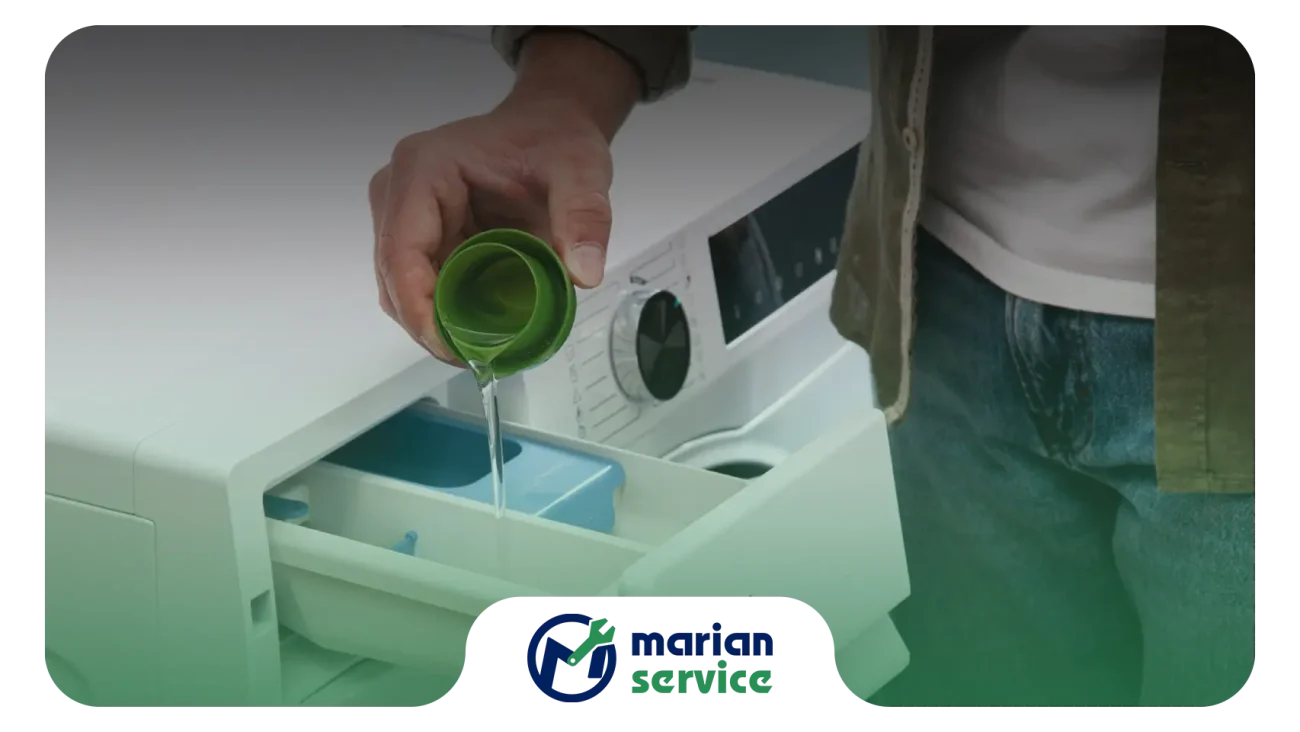 راهکارهای ساده برای جلوگیری از جمع شدن آب در جاپودری ماشین لباسشویی