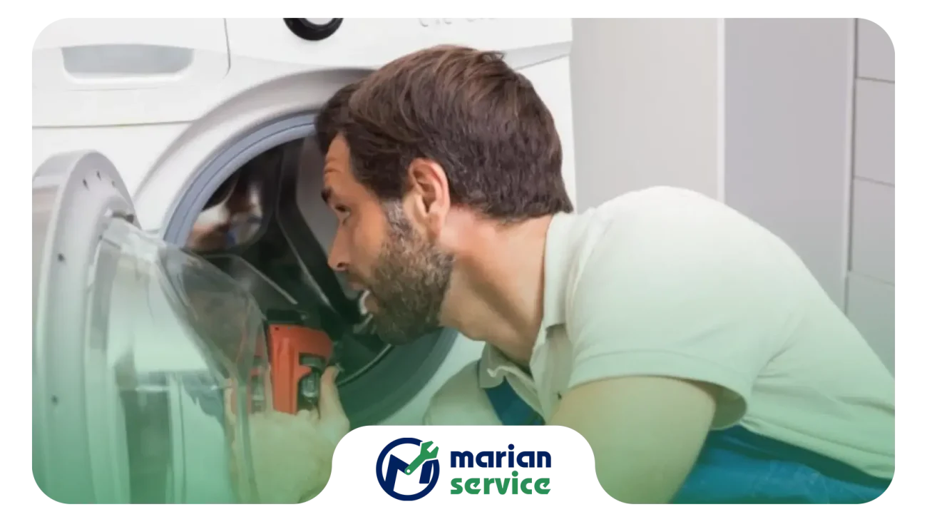 چرا دیگ لباسشویی نمیچرخد