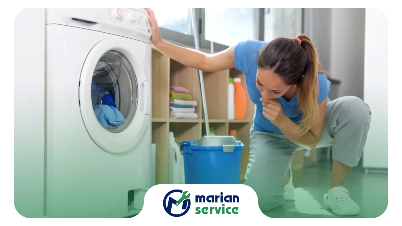 علت‌های رایج نشت آب از زیر ماشین لباسشویی