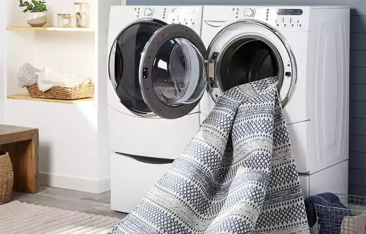 نحوه شستن فرش و روفرشی در لباسشویی