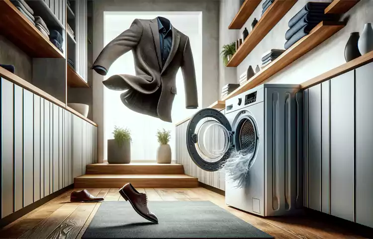 راهنمای شستن کت و شلوار با ماشین لباسشویی