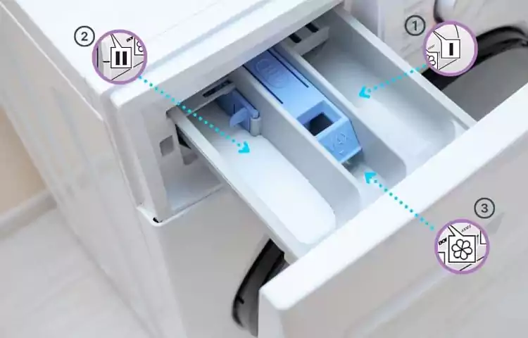 جاپودری ماشین لباسشویی