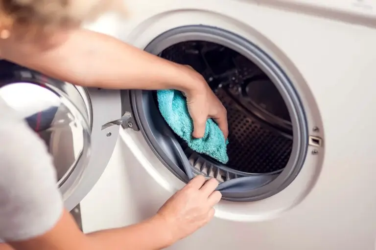 تمیز کردن لاستیک ماشین لباسشویی