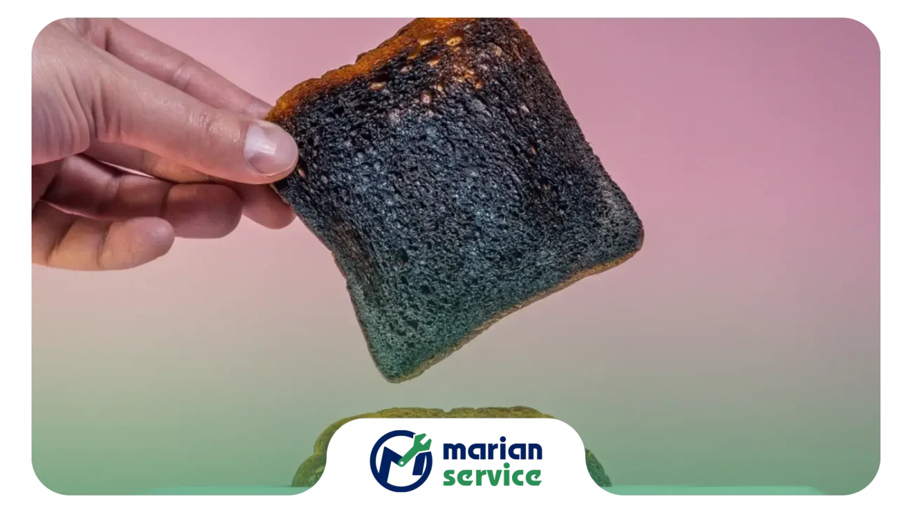 از سوختن نان در توستر پیشگیری کنیم