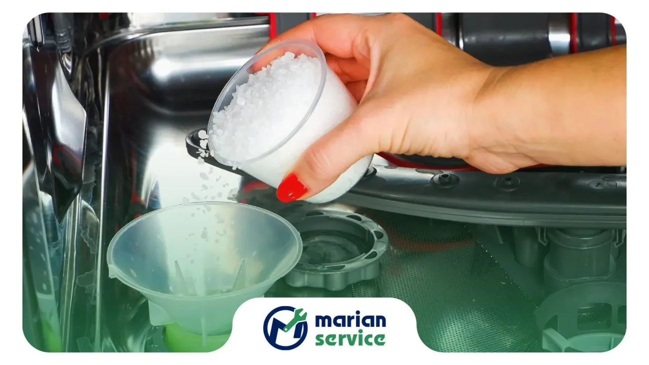 پر کردن محفظه نمک ماشین ظرفشویی بوش