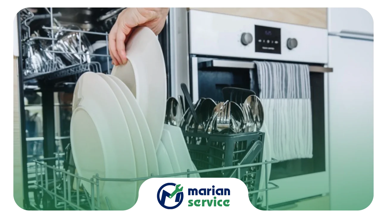 درست نشستن ظروف در ظرفشویی 