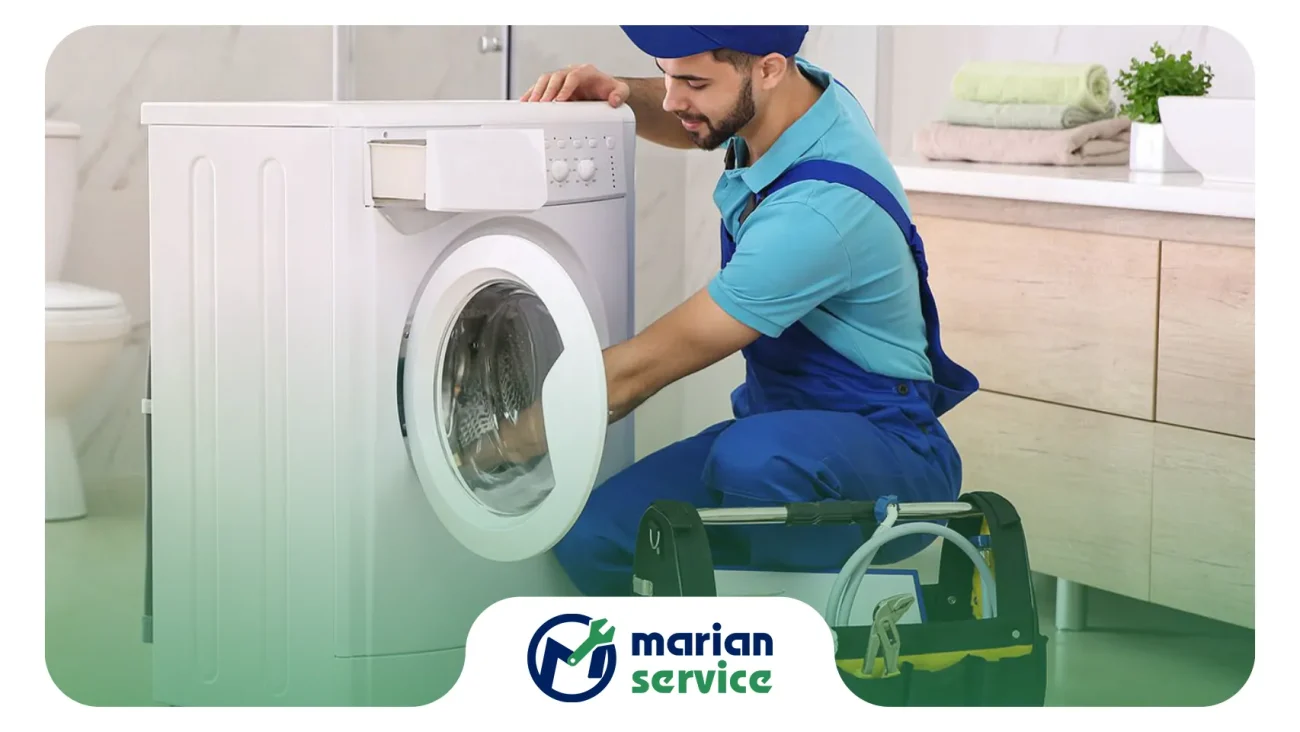 دلایل خرابی کمک‌ فنر لباسشویی