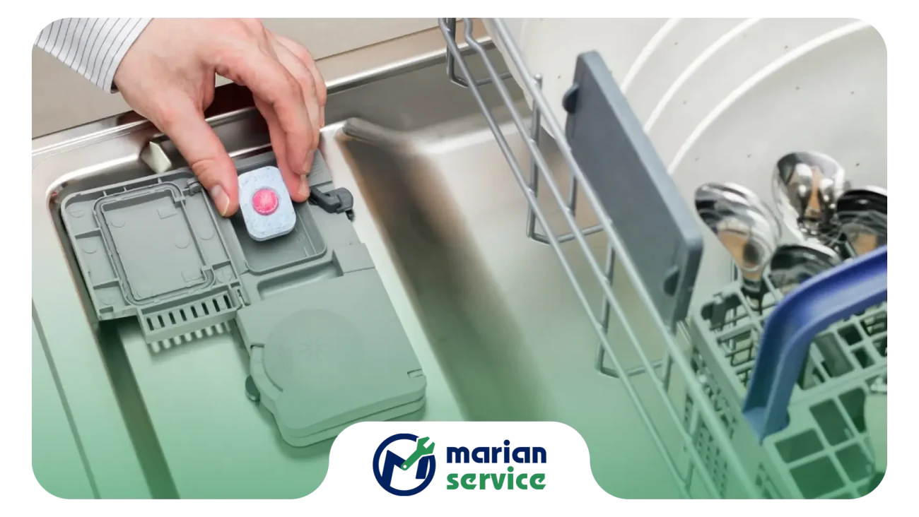 چرا قرص ماشین ظرفشویی کامل حل نمیشود؟