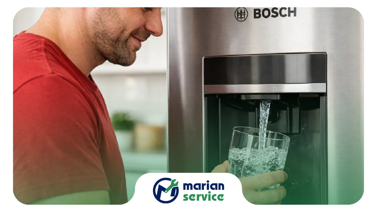 دلیل کارنکردن آب‌سردکن یخچال بوش