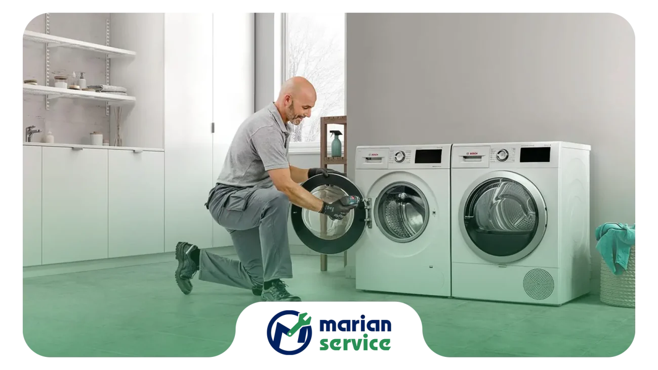 چرا دیگ لباسشویی نمی‌چرخد بوش؟